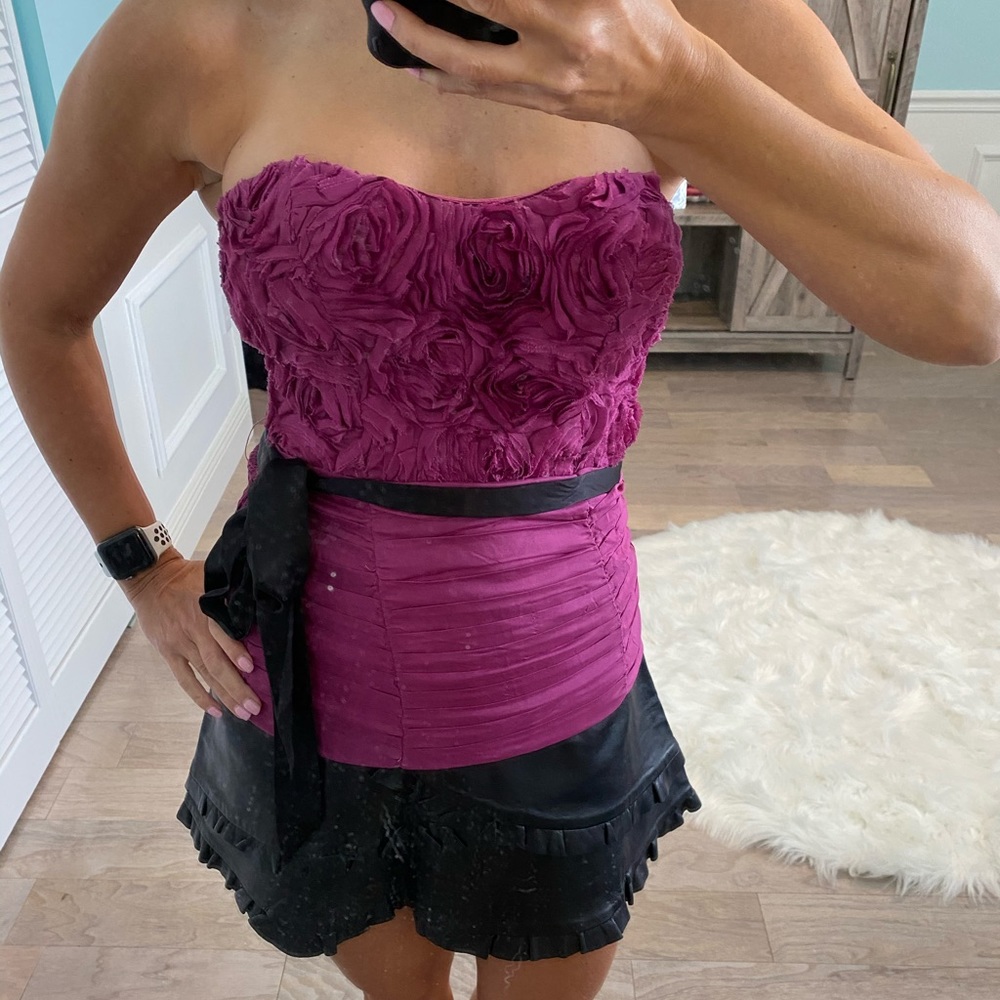 Bebe strapless top Sz XS